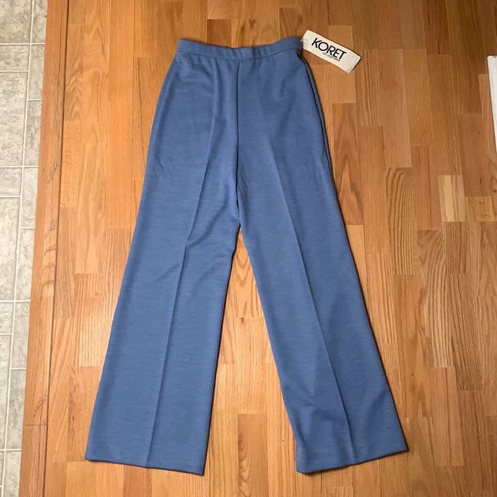 Vintage VTG 70’s Koret of California NWT blue pant size 10